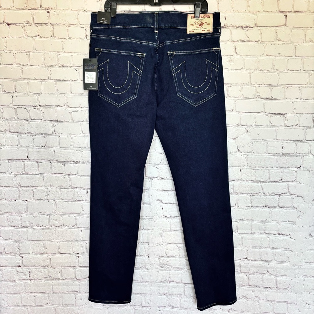 TRUE RELIGION Men's Rocco Single Needle Relaxed Skinny Jeans—NWT—34/32 - Picture 12 of 16